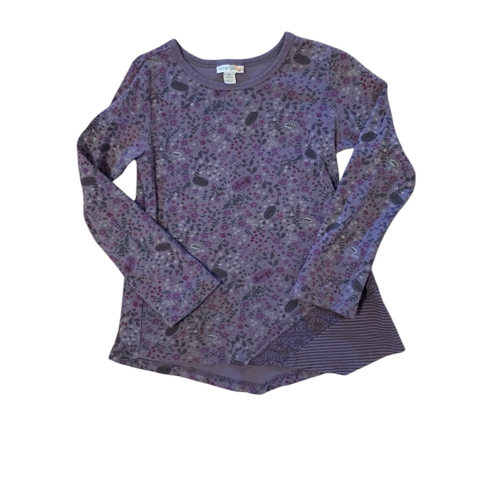 Naartjie purple longsleeve shirt. Size 7 years.